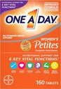 En dan ženske Petites Multivitaminski,Dovajanje z vitaminom A, vitaminom C, vitaminom D, vitaminom E in cinkom za podporo imunskega zdravja, vitamini B, biotin, folat (kot folna kislina) in več, 160 Število