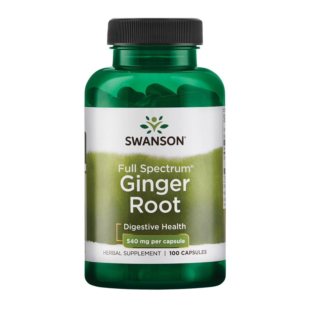 Swanson Premium Brand Ginger Root 540 Milligrams 100 kapsul