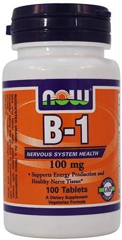 Zdaj živila: B-1 živčni sistem zdravje 100 mg, 100 tablet (6 pakiranje)