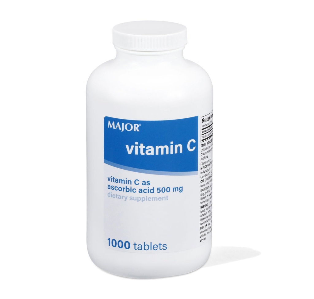 Glavni vitamin C-500 mg Askorbinska kislina - vitamin C tablete - prehranska dopolnila - 1000 Tablete