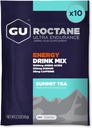 GU Energy Roctane Ultra Endurance Energy Drink Mix, Vegan, Gluten-free, Kosher, in Dairy-free n-the-Go Energija za vse vadbe, 10 Enostranski paketi, Summit Tea