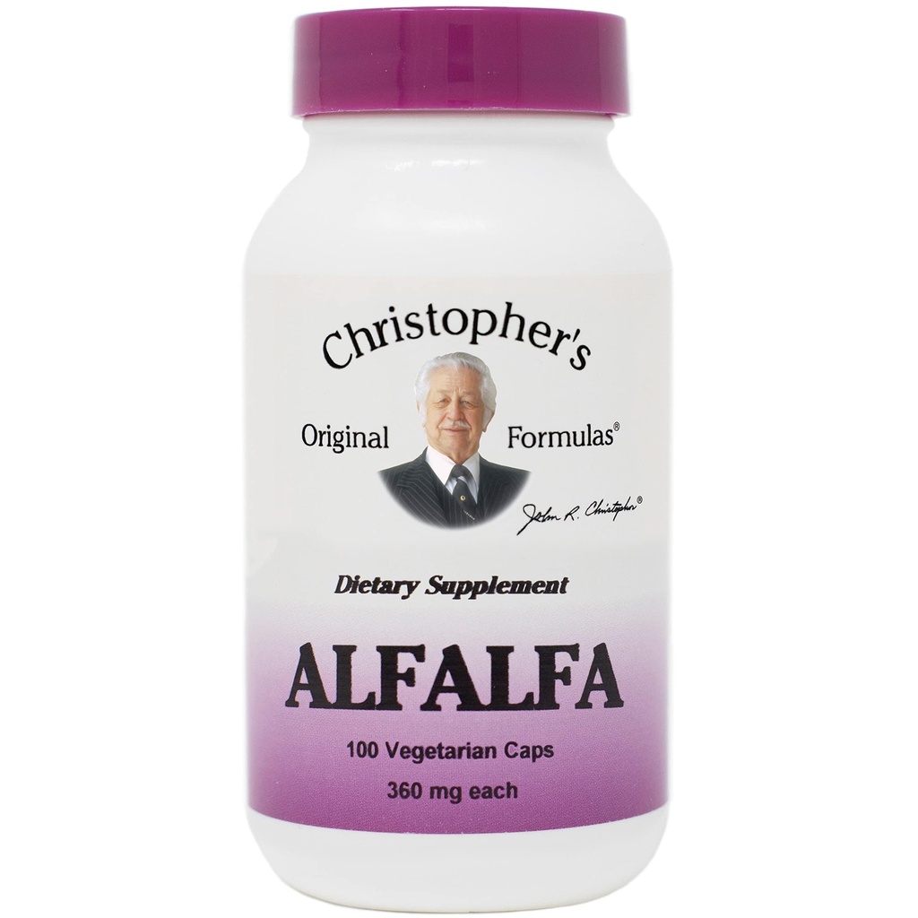 Alfalfa zapusti dr. Christopher 100 VCaps