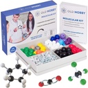Lekcije v kemiji Model Kit - stari nobby 240 Pc Molekularni set Organic Chemistry za študente - Popolni molekularni model komplet za STEM, vizualizacijo Atoms, Bonds in strukture