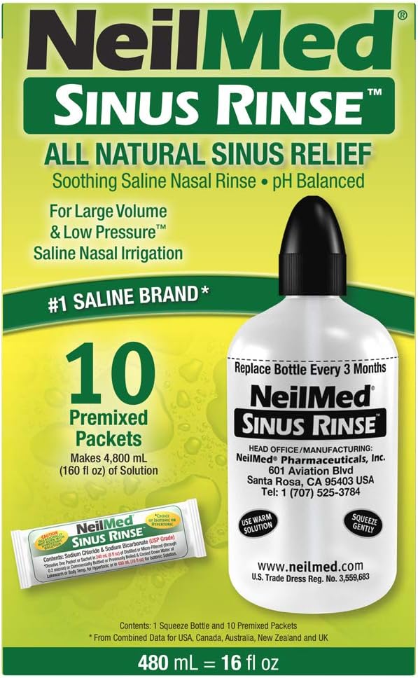 Sinus Rinse 16oz Ekstra velika steklenica