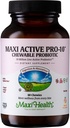 Maxi Health Active Pro-10 Otroci Probiotični žvečilni izdelki – 15 Sevi za prebavno in imuno zdravje –10 Milijarda probiotična mešanica- Mlečni-Free, Kosher – Podpira Gut Health, Vegetarian – 60 ct (Shelf Stable)