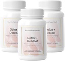 Hranilna naravna detox + debloat - Milk Thistle & Dandelion Root Vegan dodatek za ženske - Napenjanje Relief & Prebava Podpora - 180 kapsul