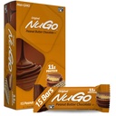NuGo proteinska ploščica, arašidovo maslo, 11g beljakovine, brez glutena, 15 štetje