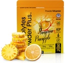 PrašekVitamin Elektroliti powder Plus (50 servingov) tangerin ananas elektrolitski prašek 0 Calorie Keto, 0 sladkor, brez maltodekstrina, 1000mg kalij, 120mg kalcij, 120mg magnezij, hidracija prašek