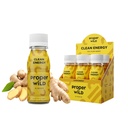 Pravilno Wild Vegan Energy Shots, z L Theanine, in organski kofein, Čista rastlina temelji energijski napitek, Gluten, GSO brez, Mlečni, Stevia Free, Soy Free, Ginger, 2,5 Fl Oz, 6 Pack