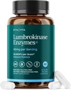 Močna Lumbrokinaza Dodatek 40 mg/Serving (Max Activity - 800.000 enot) - Lumbrokinaza Enzymes Kapsule za energetsko podporo, digestion, Detox, Cognition & Gut Health - Podobno kot Nattokinaza