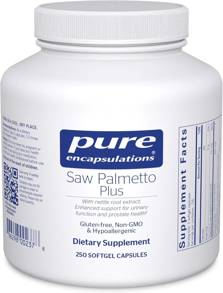 Čiste inkapsulacije Žaga Palmetto Plus 