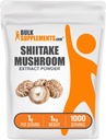 BulkSupplements.com Ekstrakt šitake goba v prahu - Shiitake goba v prahu dodatek, Imunska podpora - Vegan & Gluten Free, 1g na serviranje, 1kg (2,2 lbs) (Pack of 1)