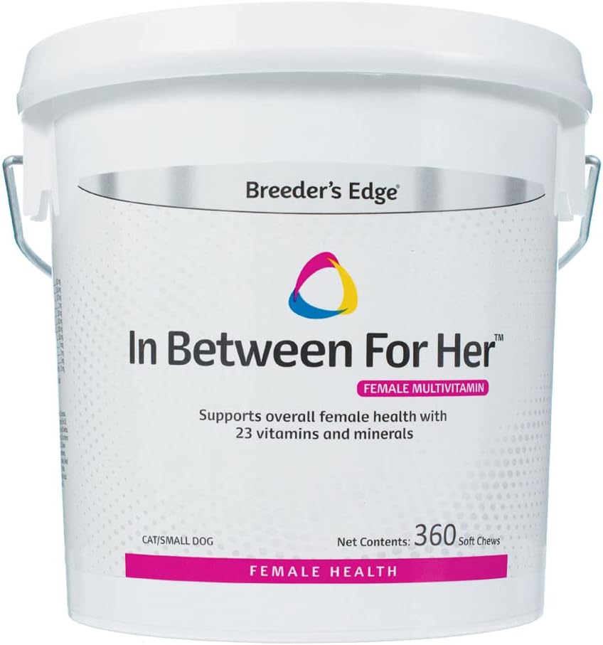 Breeder's Edge vmes za njo, Daily Multivitamin za vzrejo psov in mačk, Zadovoljuje prehranske vrzeli, in podpira mame v med vzrejo, 360 ct Cat & mali pes