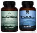 Naravni Rhythm Calm Bundle - Triple Calm Magnezij 150mg, 120 kapsul + B-CALMplex, edinstvena mešanica vitamina B, 90 kapsul