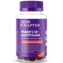 Novo poglavje Ženske 50+ Multivitaminske žvečilke – 52% manj sladkorja, ženske zdravo staranje Gumi vitamini z vitaminom C, B Vitamini in cink, ne-GMO, Gluten brez, Berry Citrus arome, 90 ct
