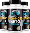 (3 pakiranja) Razdrobljene tablete za Keto, Premium Keto Shred Hujšanje Kapsule, Vse naravne Keto dopolnilo za podporo Fitness in telesne cilje, Uradna RazdrobljenaKeto Mnenja (180 kapsul)