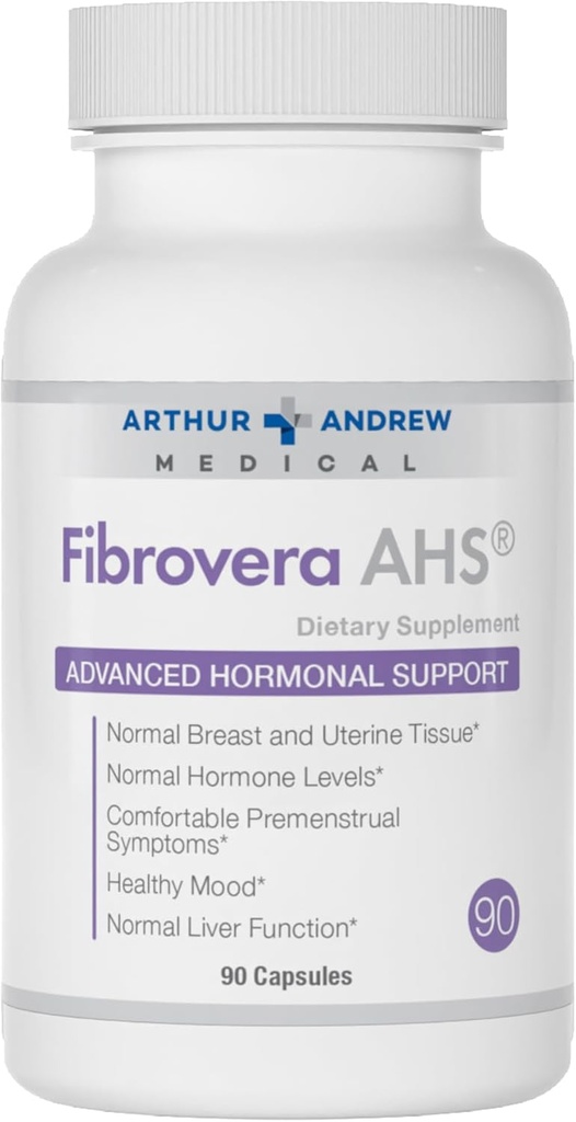 Arthur Andrew Medical, Fibrovera, ženski encim in botanična mešanica za Hormonovo ravnovesje, 90 kapsul