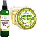 Nakit vrhnja meglica 8 Oz in zeliščna noga Salve 4 Oz - Rešitve za srbečica, da bi bilo lažje uživati vsak dan