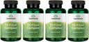 Swanson Tri-Fiber Complex - Prebavni zdravstveni dodatek izdelan s Psylium, Oat Bran, & Apple pektin - (100 kapsul) (4 pakiranja)