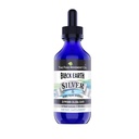 Prehransko gibanje Co. Black Earth Silver 20ppm 4 oz Dropper - Vegansko koloidno srebro tekočina s humičnimi in fulvičnimi kislinami in sledljivimi minerali za prebavljanje, imuno podporo in zdravje celega telesa