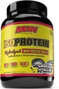 MAN Sports New Flavor ISO-Protein hidroliziran 100% čisti izolat sirotkinih beljakovin v prahu, Piškotki in smetana, 1,42 funta (20 dni dobave)