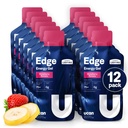 UCAN Edge Energy Gel Shots, Jagodna banana (12, 2 Ounce Packets) za tek, usposabljanje, vaje, Fitness, Kolesarjenje, Crossfit, brez sladkorja, Vegan, & Keto Prijazna energija