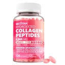 Hidrolizirane tablete kolagenske peptide za ženske 2000 mg liposomske oblike tipa I, II, III, V, X za optimalno absorpcijo, multikolagenske softgele, kolagenske dodatke z lasmi, kožo in nohti Vitamini 120 Cts