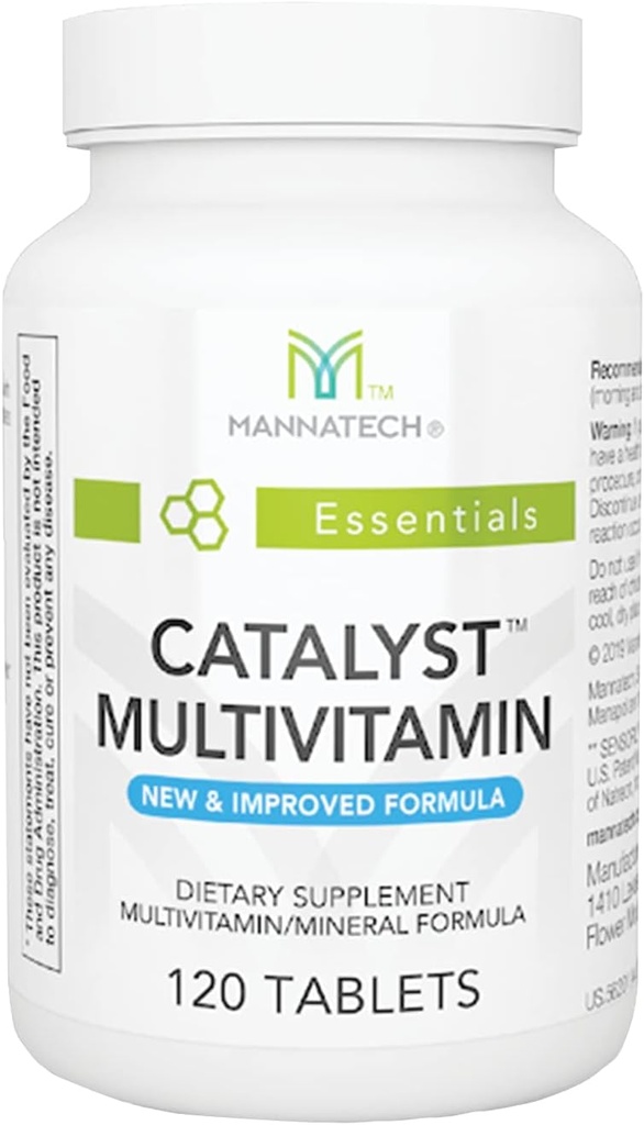 Mannatech Catalyst Multivitaminske 120 tablete, povečajte svoj multivitamin. Zagotavlja antioksidanti vitamin A, vitamin C, in vitamin E, Zdaj z Ashwagandha za vas fizično in čustveno podporo