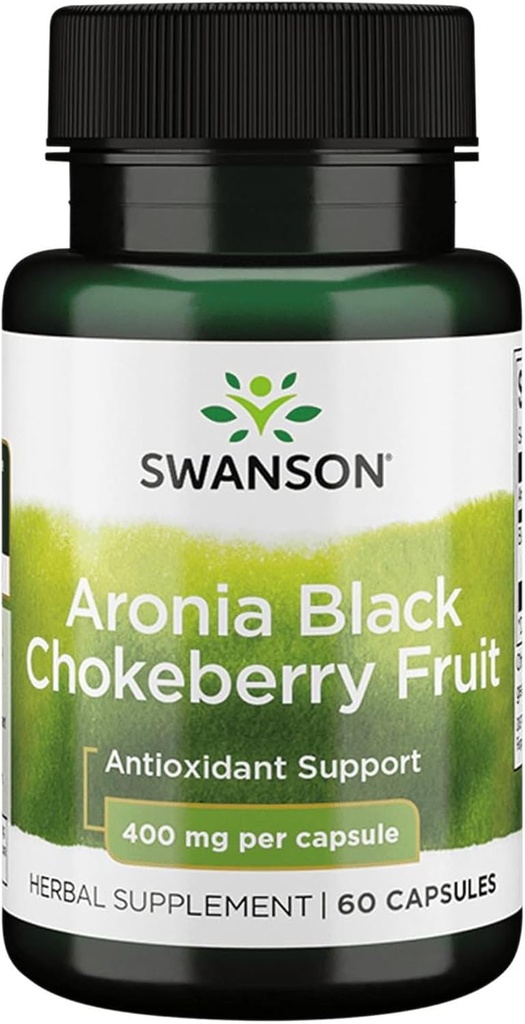 Swansonova aronija (Chokeberry) 400 miligramov 60 kapsul