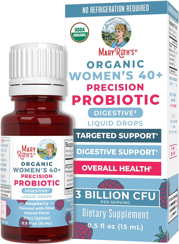 MaryRuth Organics USDA Organic 40 Ženske Probiotične tekoče kapljice 