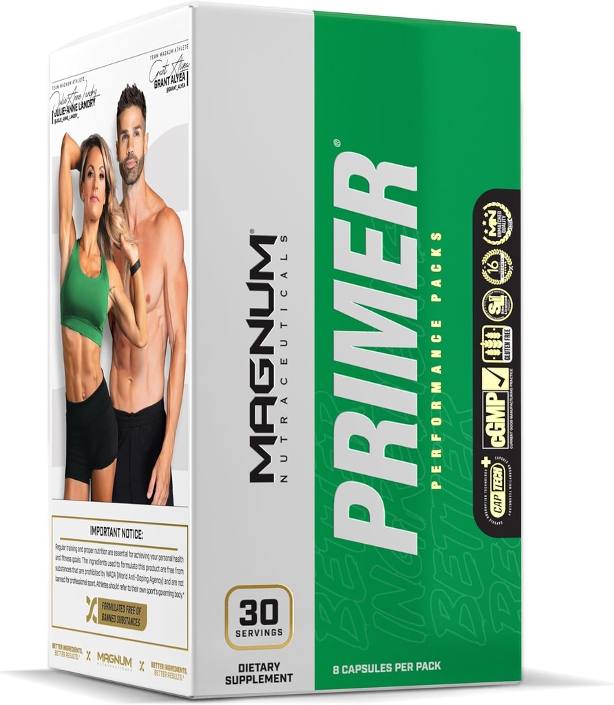 Magnum Nutraceuticals Primer Vitamin paketi za ženske in moške, Daily Nutrient dodatek - Potujoče-prijateljsko multivitaminsko podporo srce, Skupno, Prebavne, & Organ zdravje (30 Pack)