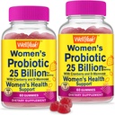 Dobro. Ja 25 milijard probiotiki za ženske brusnice in D-mannoze Gummies (2 paket) - Vaginalno in Gut zdravje, Prebavna podpora, in žensko zdravje - ženske probiotike z 12 sevi - 60 Gumies