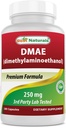 Best Naturals DMAE dodatek 250 mg 180 Kapsule - dimetilaminoetanol bitartrat