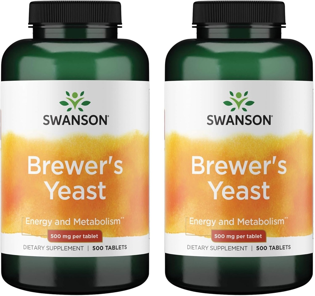 Kvas Swansona Brewerja - B kompleksna vitaminska formula (500mg, 500 tablet) (2 pakiranji)