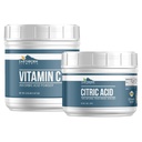 Elementi Earthborn Vitamin C in citronska kislina paket, različne velikosti, varna hrana, konzervansi in dodatki
