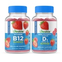 Življenjski sladkor brez vitamina B12 + vitamin D 5000 i.e., žvečilni gumi - odličen okus, dodatek vitaminov, brez glutena, brez GSO, žvečljivi gumi