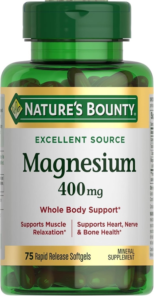 Narava Bounty Magnezij 400 mg, Softgels, 75 ea - 2pc