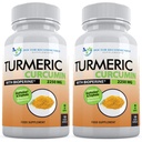 Kurkumin z Bioperinom - 360 Veggie kapsule - 2250mg 95% kurkuminoidi z dodatkom črnega popra in trifala (Pack of 2)