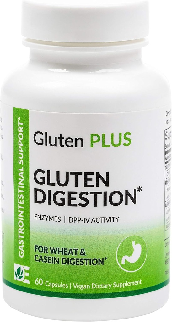 Gluten Prebavne Enzyme - Prebavna podpora - dodatek za prebavne Gluten - Gut Health Support & Nutrient Absorpcija 
