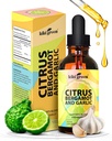 KIKI Green Liquid Citrus Bergamot & Česen Extract - Citrus Bergamot Dodatek za zdravje srca, Podpora imunskega sistema in zdravo staranje Non-GMO, Gluten-free dodatek 2 Fl Oz.