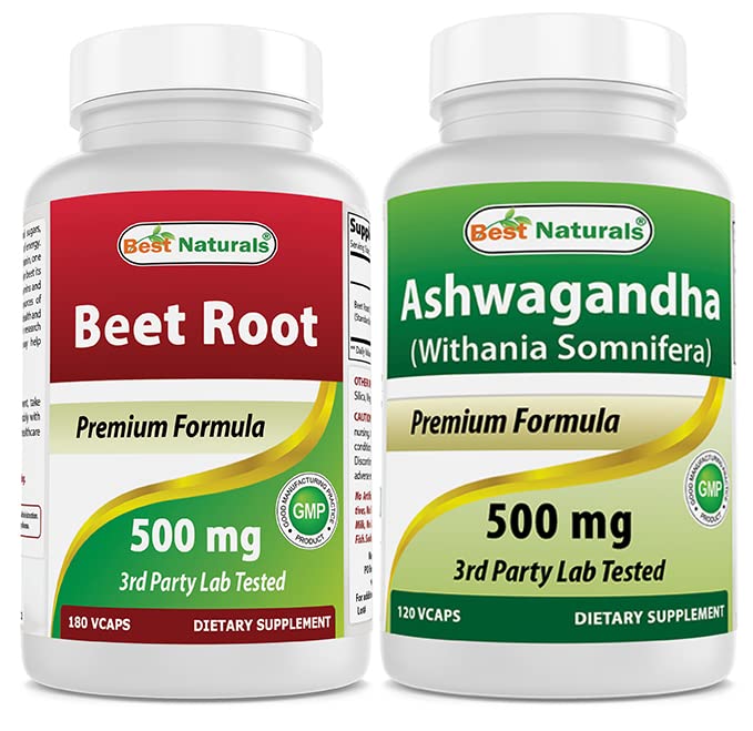 Pesa korenski prah 500 Mg & Ashwagandha ekstrakt 500 Mg