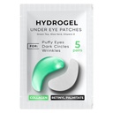 Pod očesnimi obliži za temne kroge, Puffy Eyes 5 PAIRS - temni krogi med očesnim zdravljenjem - pod očesnimi maskami - pod očesnimi geli za Puffy Eyes - zeleni čaj, kolagenski obliži - pod očesnimi padci