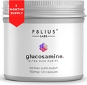 Glukozmin sulfid kalijev klorid 750 mg za zdrave sklepe, kosti in kartilažo – dodatek za skupno podporo za moške in ženske (120 kapsul)