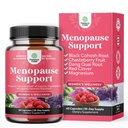 Popolna zeliščna menopause dodatek za ženske - ženski hormon Balans kapsule za nočno potenje Hot Flashes & Mood Swings z Dong Quai, Chaste Berry & Black Cohosh Root - 60 Count Pack