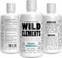 Wild Elements Gut Support Fulvic Acid Mineral Mešanica, pridobljena iz starodavnih rastlin depozitov, Zdravilnega Gut Lining, Izboljšati kognicijo in imuniteto, 70+ Minerals, All Natural, 32 oz