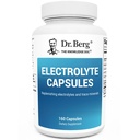 Dr. Berg Electrolyte kapsule - Elektrolitski dodatki za podporo energije, vzdržljivosti in hidracije - brez sladkorja, brez maltodekstrina, Keto prijazno - 160 kap
