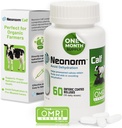 Jaguar Animal Health Neonorm Calf - Enteric Coated dodatek Boluses za pravilno hidracijo in Bowel Health - Rastlinsko-bazen izdelek za pred-odstavljene Calves (60 Count)