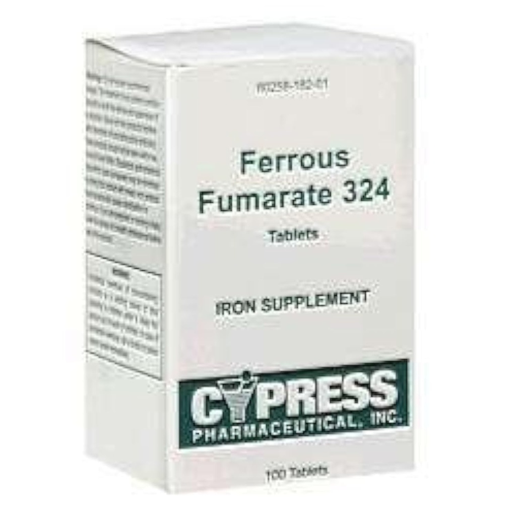 Cypress Farmacevtski železov fumarat 324 tablete, škatla, 100ct