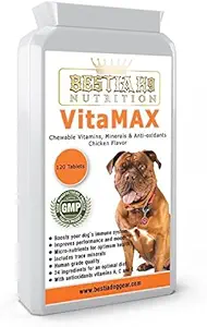Bestia K9 Nutrition VitaMAX žvečljivi Dog Multi-vitamin in Trace Minerals. Premium Quality Dog Supplements. Narejeno v Evropi.