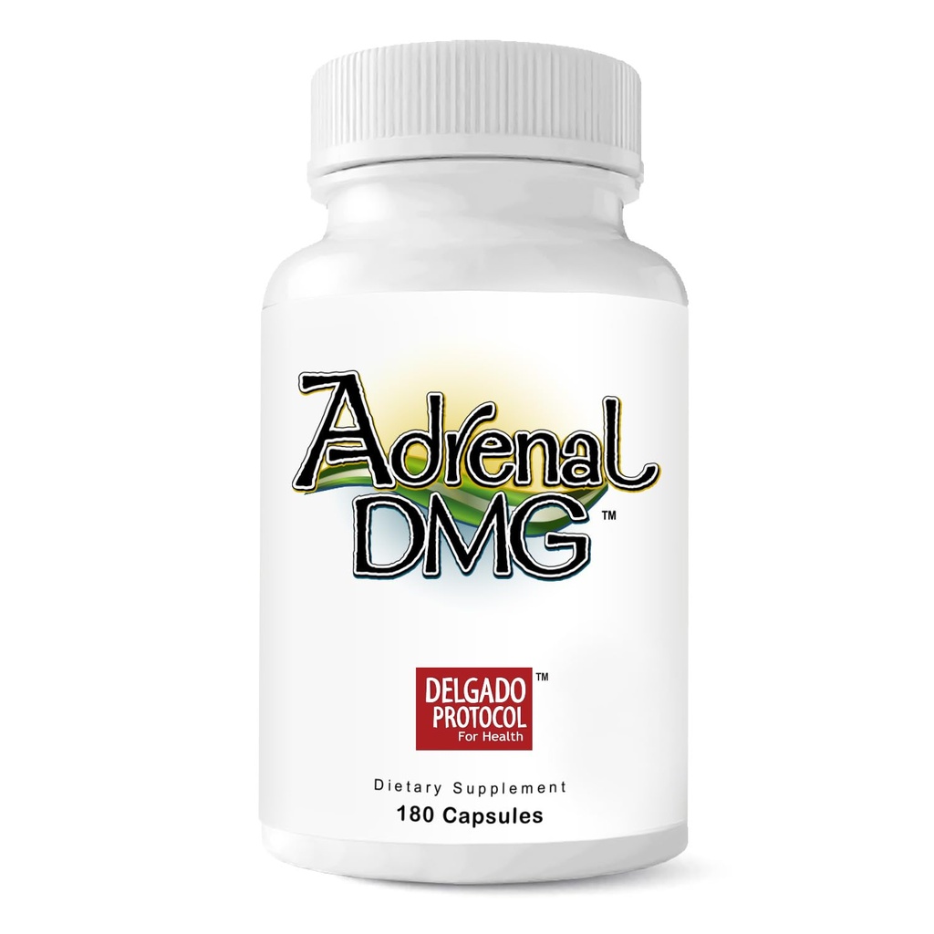 Adrenal DMG - 180 kapsul - podpora dnevna energija, boljši spanec, imunski sistem, zmanjšanje ravni stresa, in utrujenost - vse naravne dodatke